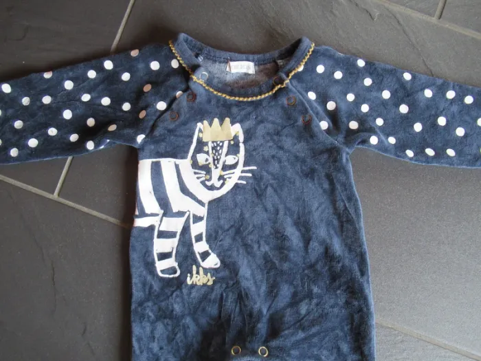 Pyjama bébé garçon IKKS 3 mois en parfait état tigre - photo numéro 2