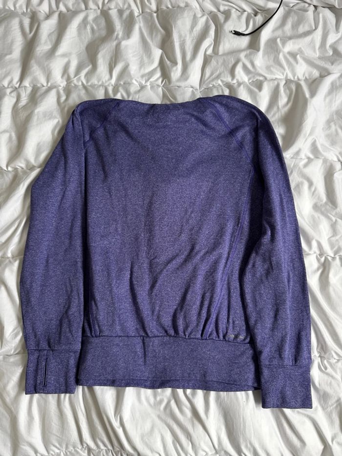 Sweat à capuche Adidas violet Ultimate Hoodie - Taille XL femme - photo numéro 7