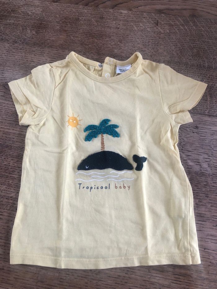 T-shirt tape a l’œil 2 ans