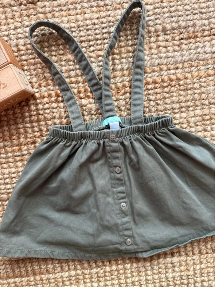 Jupe bretelles Obaibi 12mois / 74cm - photo numéro 2