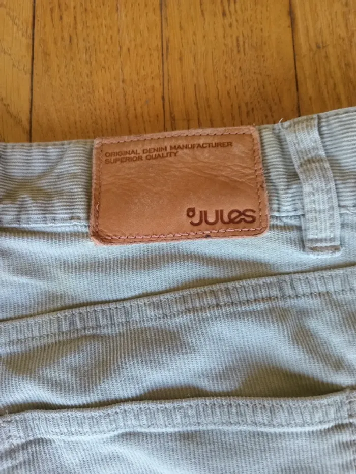 Pantalon homme effet velours cottelé Jules Straight taille 36 (W27 L34) - photo numéro 12