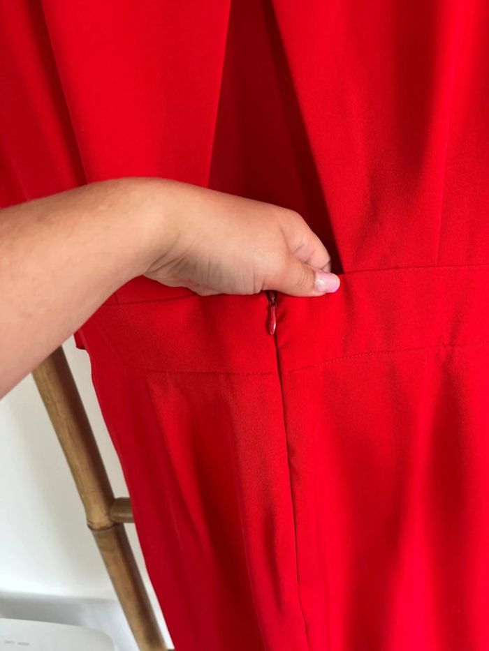 robe rouge la redoute taille L - photo numéro 7
