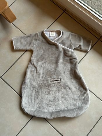 Gigoteuse avec manches velours 0-6 mois