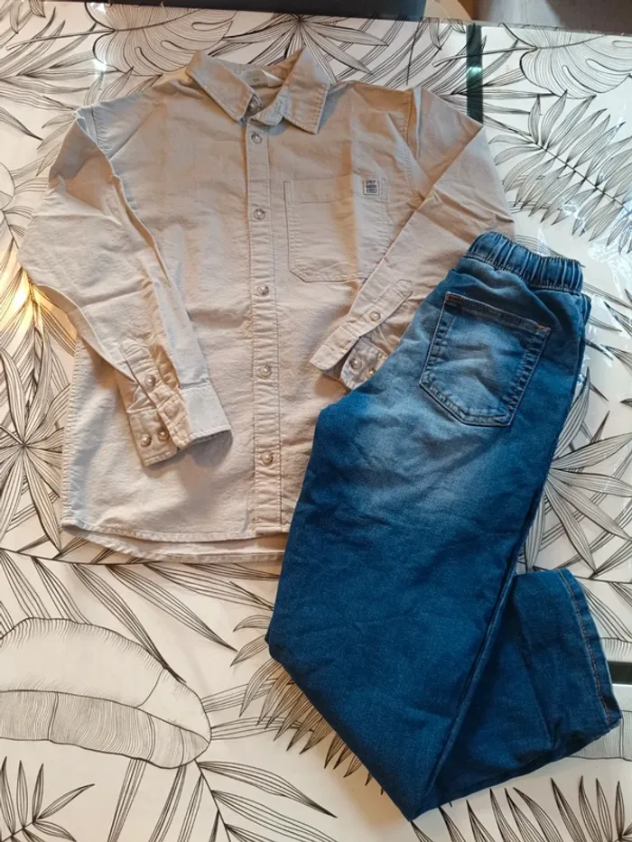 Ensemble chemise et pantalon garçon