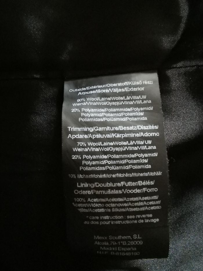 Manteau mi long noir et gris Mexx - photo numéro 10