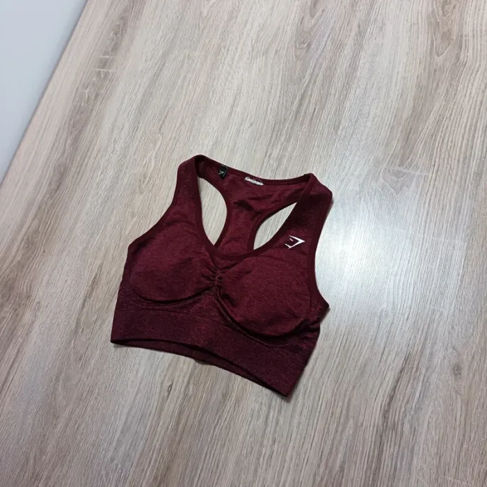 Brassière gymshark femme s Bordeaux - photo numéro 2