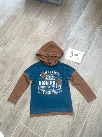 T-shirt manches longues 3 ans