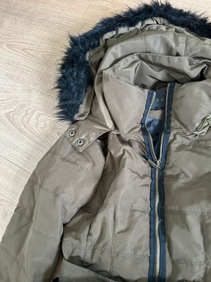 Doudoune kaki en plumes Esprit taille française 36 TBE - photo numéro 18