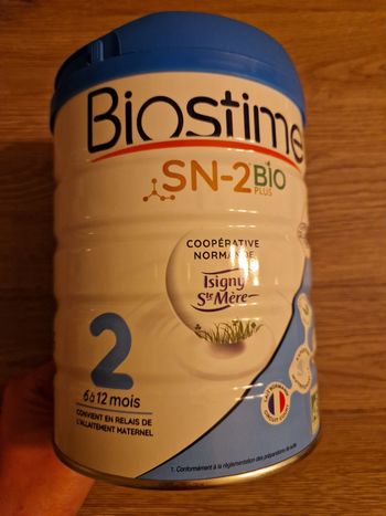 Lait infantile bio 2ème âge 