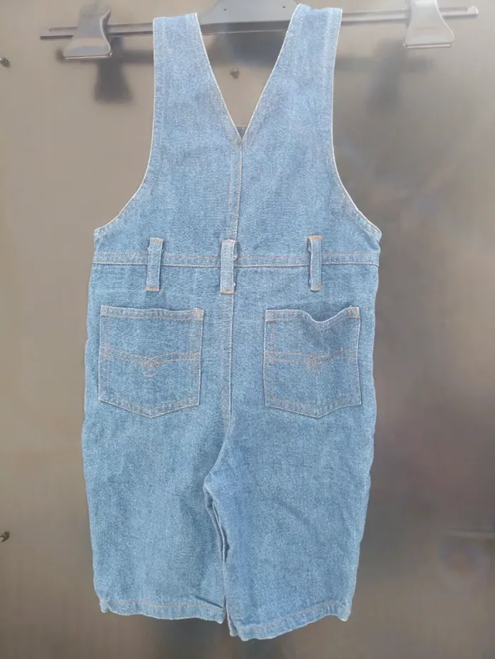 Salopette mixte en jeans - photo numéro 3