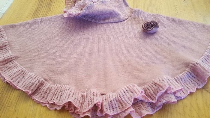 Ensemble 3 pieces poncho - photo numéro 2