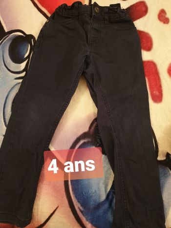 Pantalon jeans bleu foncé 4 ans 104 cm  C&A