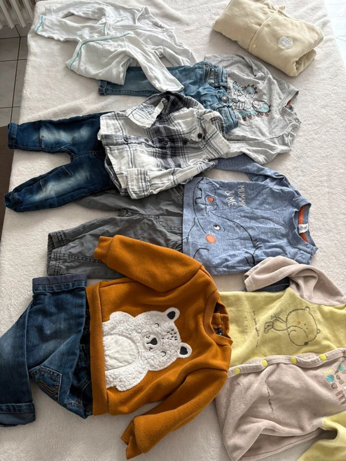 🧸 Lot vêtements bébé garçon – Taille 6 mois 🧸