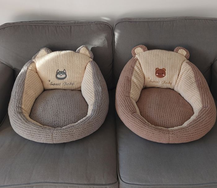 Lot de 2 fauteuils enfants en velours côtelé