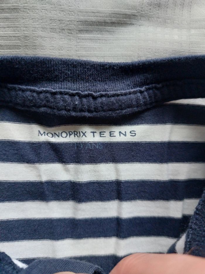 Tee-shirt manches longues Monoprix taille 10 ans - photo numéro 3