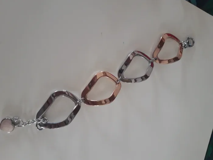 Joli bracelet bi ton