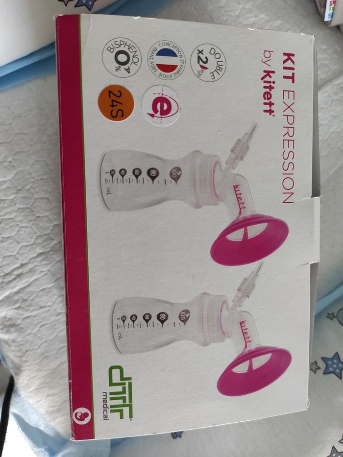 Kit expression tire lait double