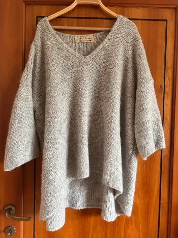 Pull gris oversize Mino du Sud