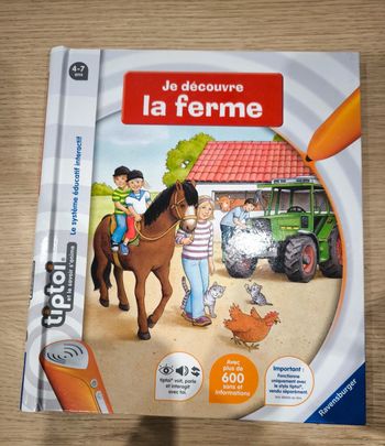 Livre tiptoi enfant fille garçon
