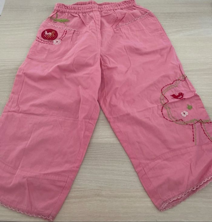 Pantalon fille en toile 24 à 36 mois