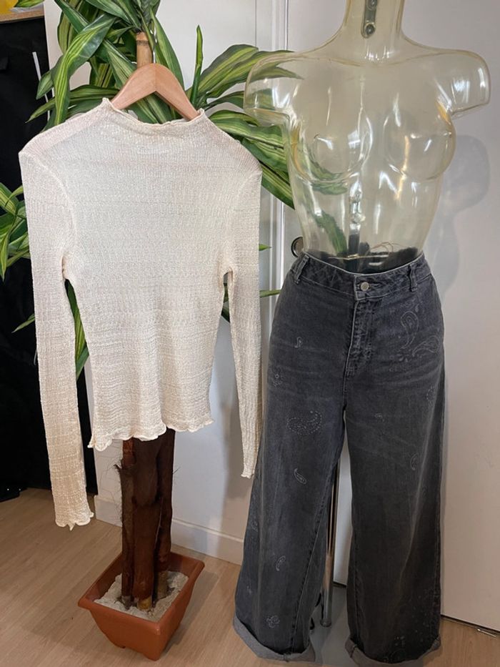 Haut transparent Zara