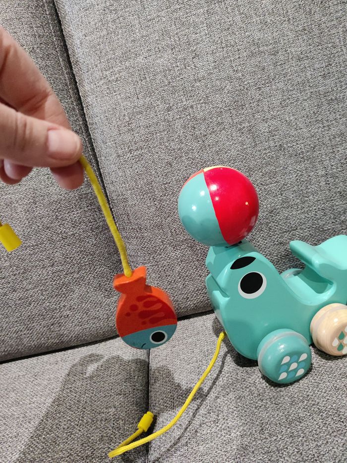 Jouet en bois à tirer - Bibi l'otarie Vilac - photo numéro 2