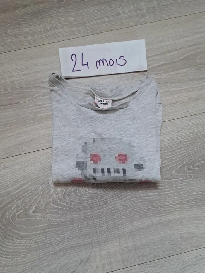 T-shirt manches longues 24 mois - photo numéro 3