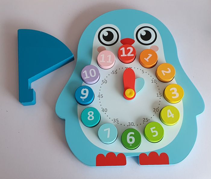 horloge bois eveil