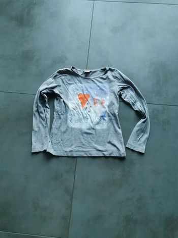 Tee-shirt manches longues thème hiver Noël S. Oliver 9 ans