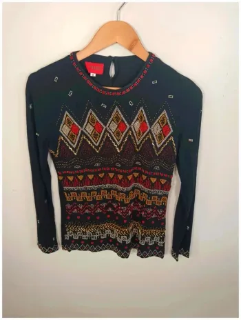 C27 blouse noir Kenzo M