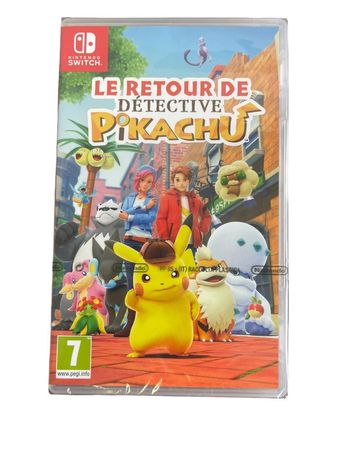 Jeu vidéo Pokémon le retour de Détective Pikachu sur console Nintendo Switch neuf