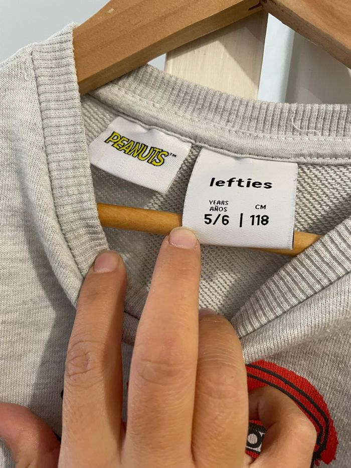 Lefties - robe pull snoopy taille 5/6 ans - photo numéro 3