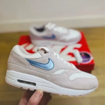 Nike Air Max 1 NBY Nike By You 2024 Sand Blue Metallic + Extra Laces Taille 38