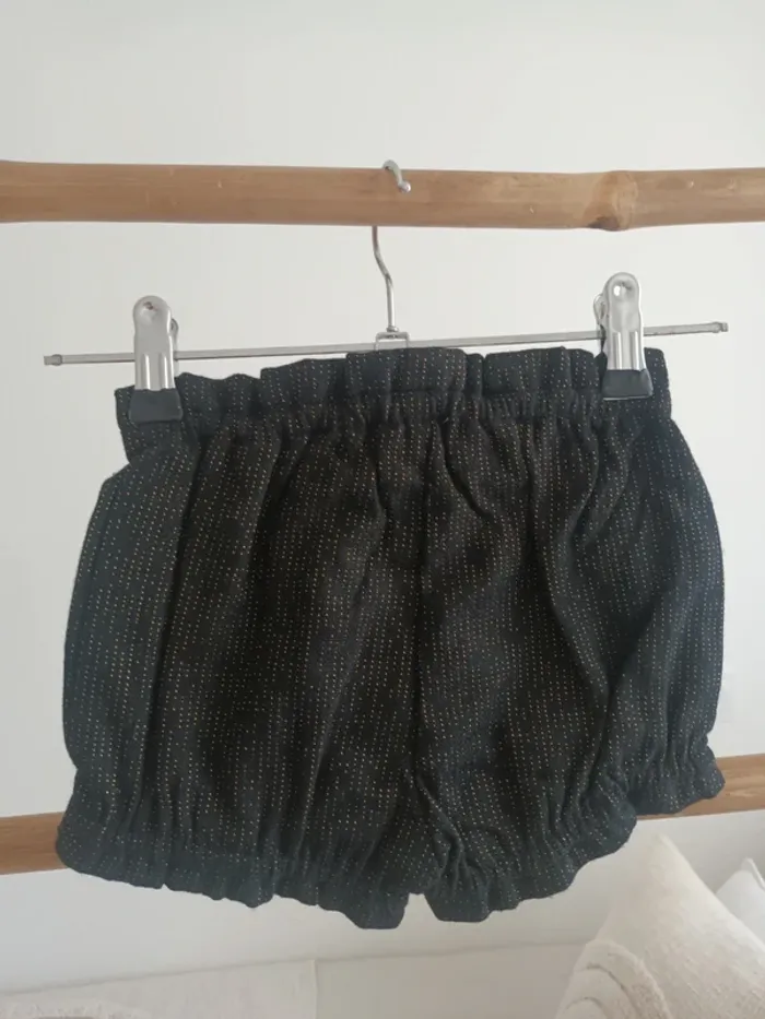 Short en laine noir Natalys 18 mois 80 cm neuf avec étiquette 🏷 - photo numéro 4