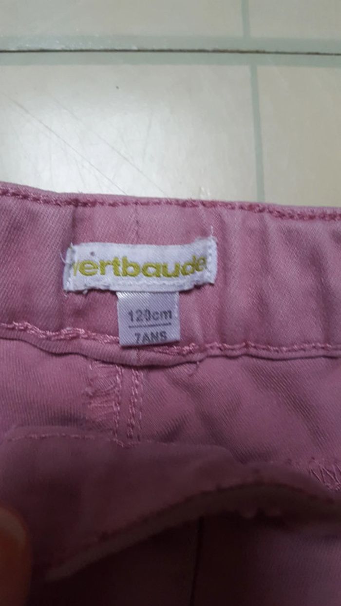 Pantalon / legging rose 7 ans - photo numéro 2