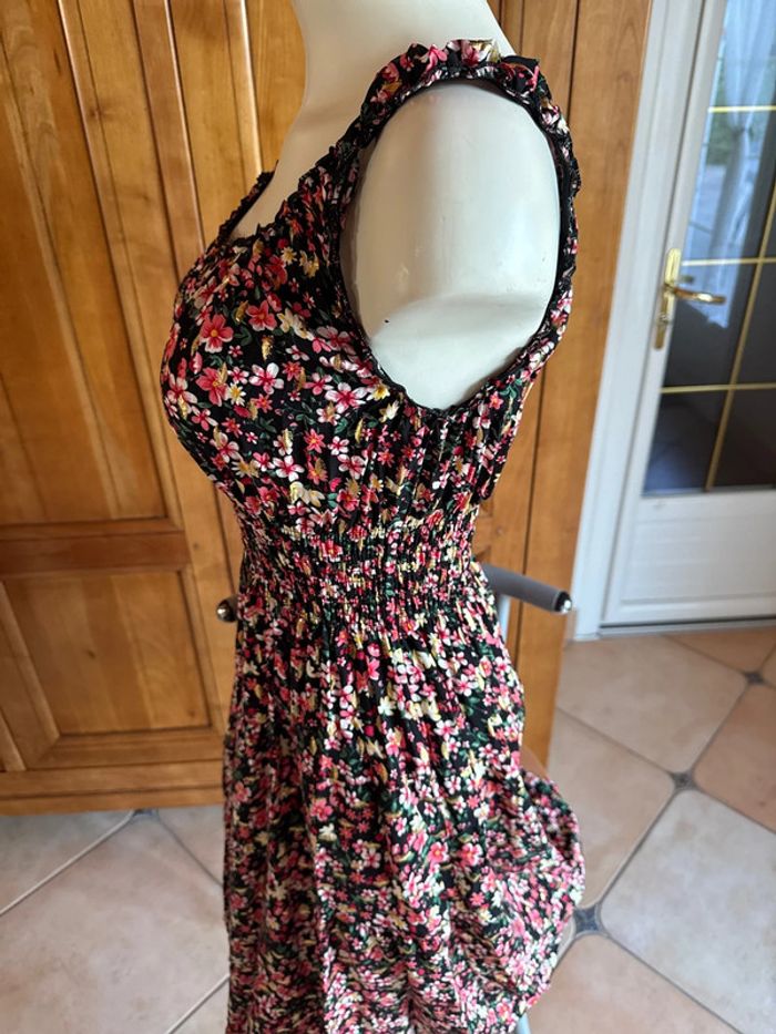 Robe taille unique fleurie femme - photo numéro 7
