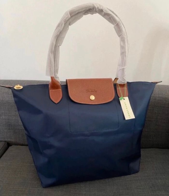 Sac fourre-tout bleu marine taille L