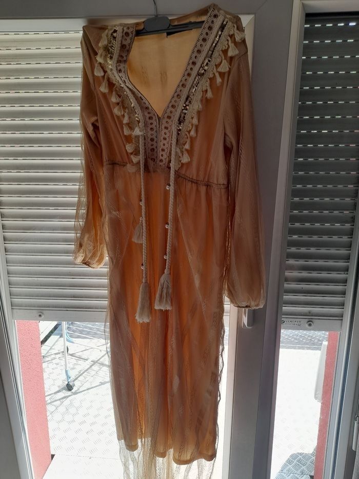 Robe femme beige - photo numéro 3