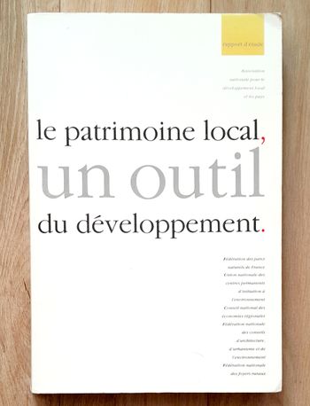 le patrimoine local un outil du développement