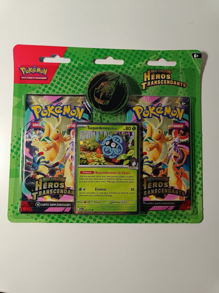 duo pack Pokémon Neuf - Série Héros Transcendants - Français