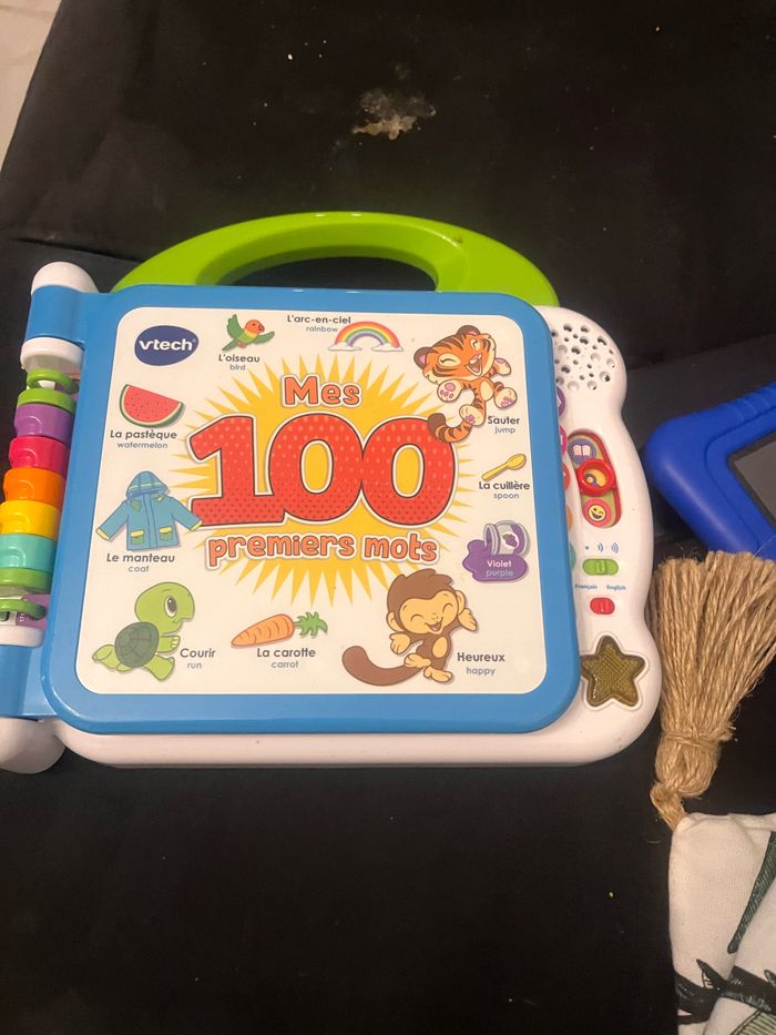 Livre Interactif - VTECH - Mon Imagier Bilingue - 100 Mots - Bébé - 3 Modes de Jeu