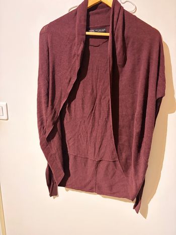 Gilet bordeaux