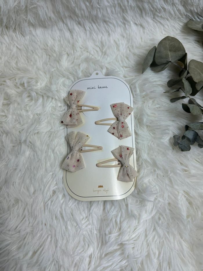 Lot de 4 barrettes Konges Slojd