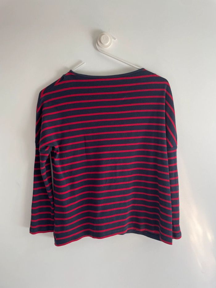 Pull rayé Petit Bateau à volant - photo numéro 5