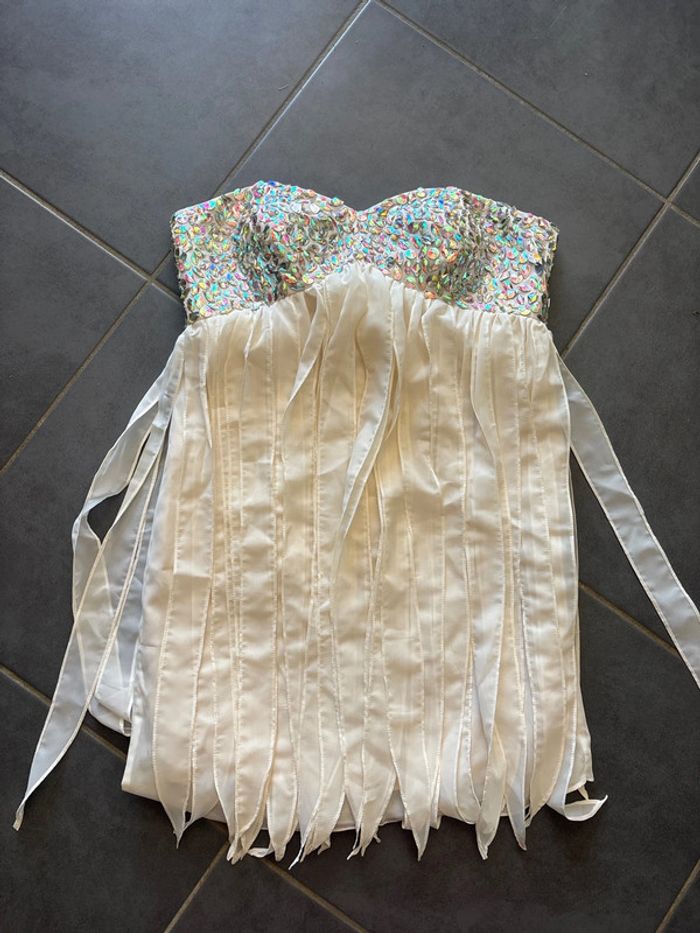 Robe idéal festival perles
