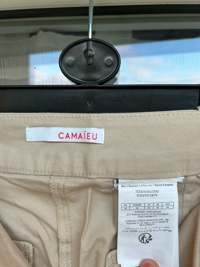 Pantalon costume beige 7/8 - photo numéro 2
