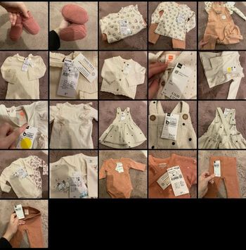 Lot vêtements fille / naissance - 9 mois