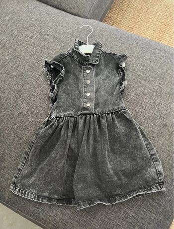 Robe en jeans grise sans manches Zeeman 92cm