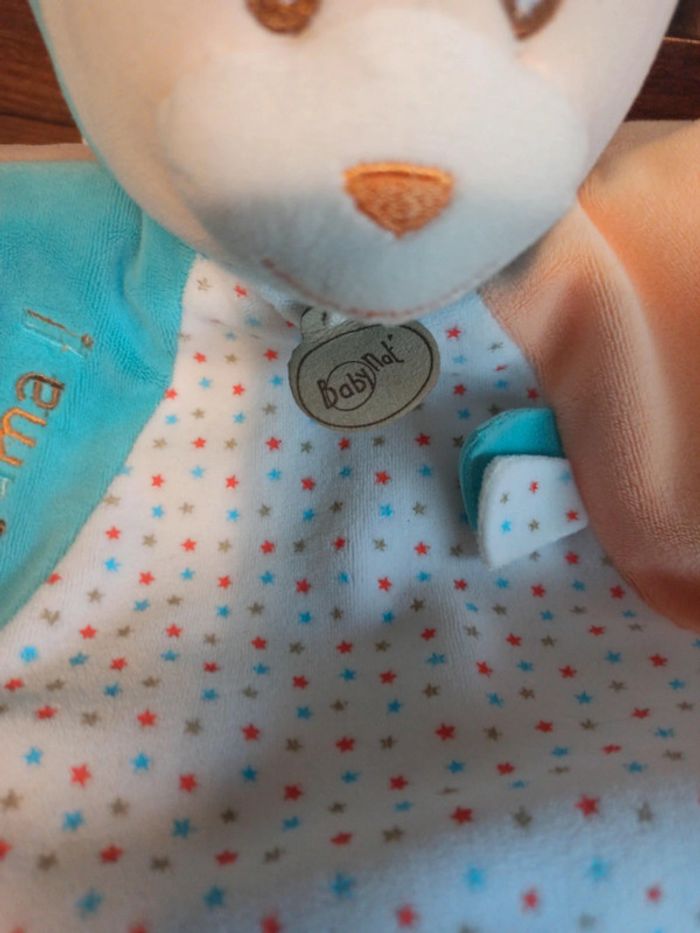 peluche range pyjama capucin baby nat tbe - photo numéro 3