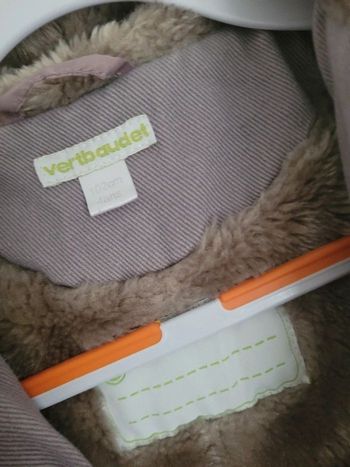 Parka doublé  fourrure 4ans